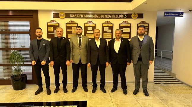 Yeniden Refah Partisi Beykoz İlçe Yönetimi Başkan Murat Aydın’ı ziyaret etti