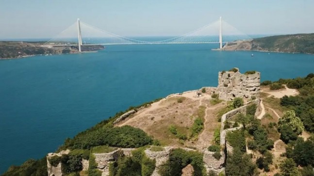 Kaderine terk edilen Beykoz Yoros Kalesi atıl vaziyette