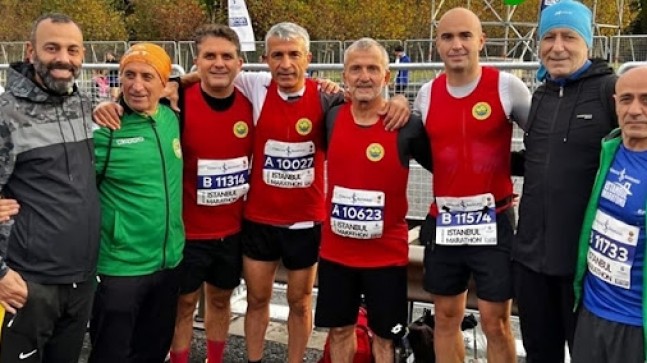 A.HİSARI İDMANYURDU ATLETLERİ BU KEZ İSTANBUL MARATONUNDA SAHNE ALDI