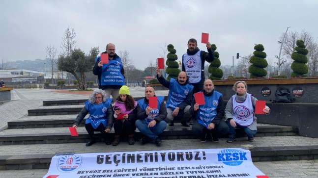 Memurlar kırmızı kartlı eylem başlattı
