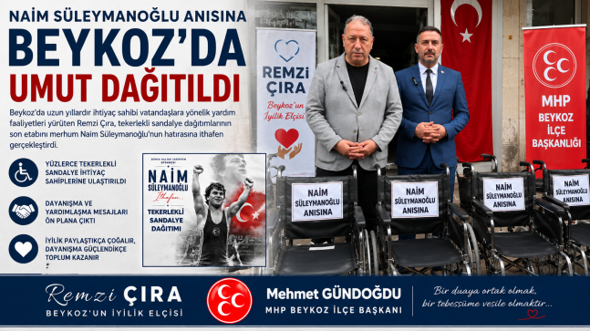“Naim Süleymanoğlu Anısına Beykoz’da Umut Dağıtıldı”