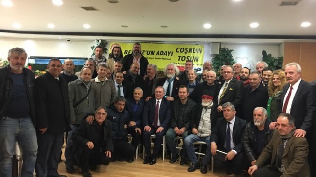 COŞKUN TOSUN, BEYKOZ’DA SPORUN YÜKÜNÜ ÇEKENLERLE BULUŞTU