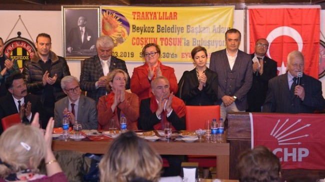 ATATÜRK’ÜN HEMŞEHRİLERİNDEN COŞKUN TOSUN’A BÜYÜK DESTEK