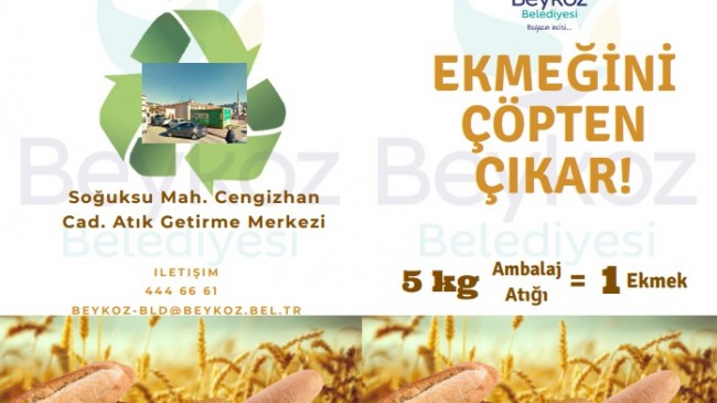 Beykozlular Ekmeğini Çöpten Çıkaracak