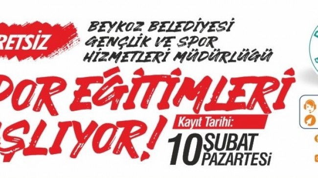 Beykoz’da 11 Branşta Spor Okulları Başlıyor