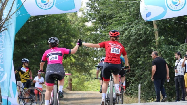 Beykoz’da Sporcular, Polonezköy Dostluk MTB Yarışı’nda Ter Döktü