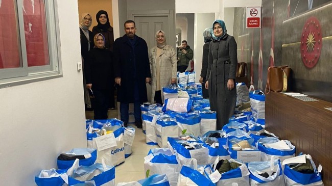 AK BEYKOZ KADINLARI MİNİK YÜREKLERİ ISITIYOR