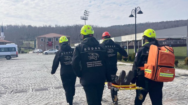 Sivil Savunma Günü’nde Beykoz Üniversitesi’nden Afet Tatbikatı