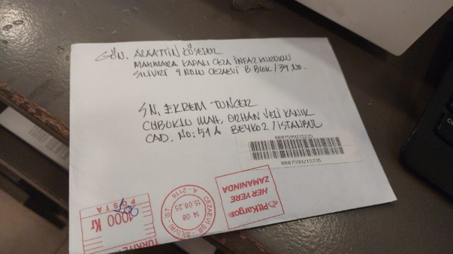 Silivri’den Beykoz’a Taziye Mektubu