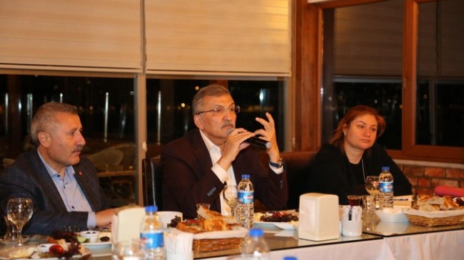Başkan Murat Aydın Sahurda Okul Müdürlerini Konuk Etti