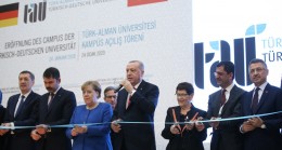 Erdoğan ve Merkel Beykoz’da açılış yaptı