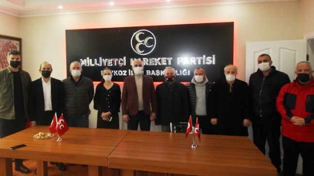 Beykoz Kulüpler Birliği MHP İlçe Teşkilatını Ziyaret Etti