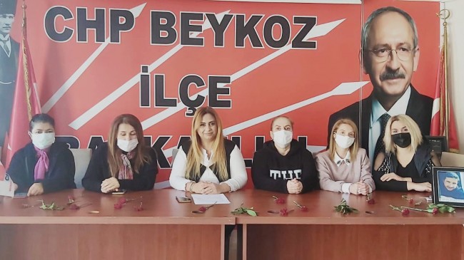 CHP Beykoz Kadın Kolları, 8 Mart Basın Açıklaması