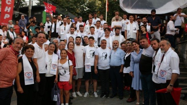 CHP Beykoz 30 Ağustos Zafer’inin 101’inci yılını coşkuyla kutladı