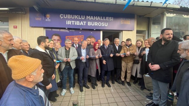 AK Parti Beykoz seçim bürolarını açmaya devam ediyor